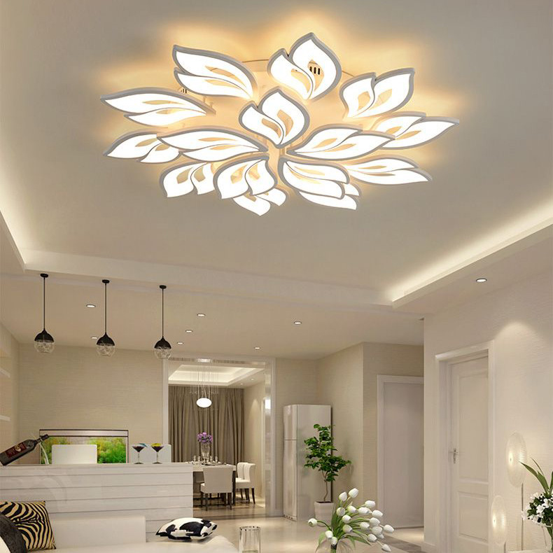 Đèn LED ốp trần phòng khách thiết kế hiện đại sáng tạo đầy ấn tượng X191120